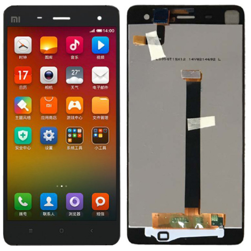 Дисплей для Xiaomi Mi4 в сборе с тачскрином, черный
