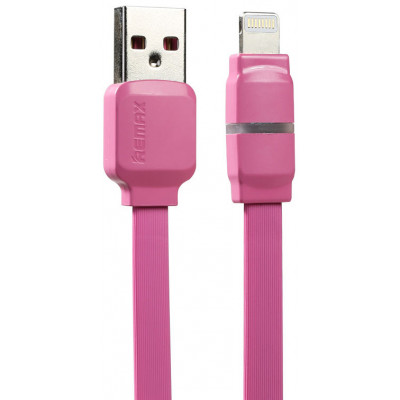 Кабель USB - Lightning Remax Breathe 1M RC-029i, розовый