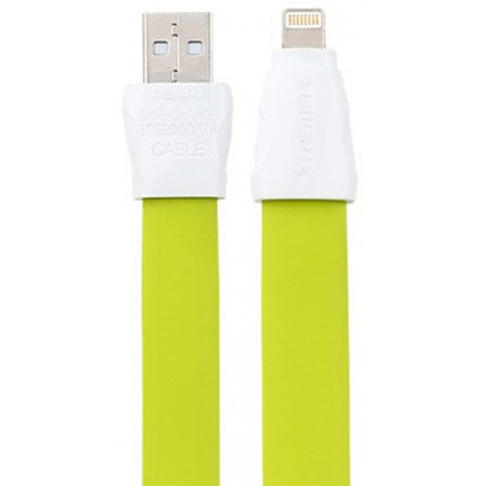 Кабель USB - Lightning Remax FullSpeed Data Line 2, зеленый