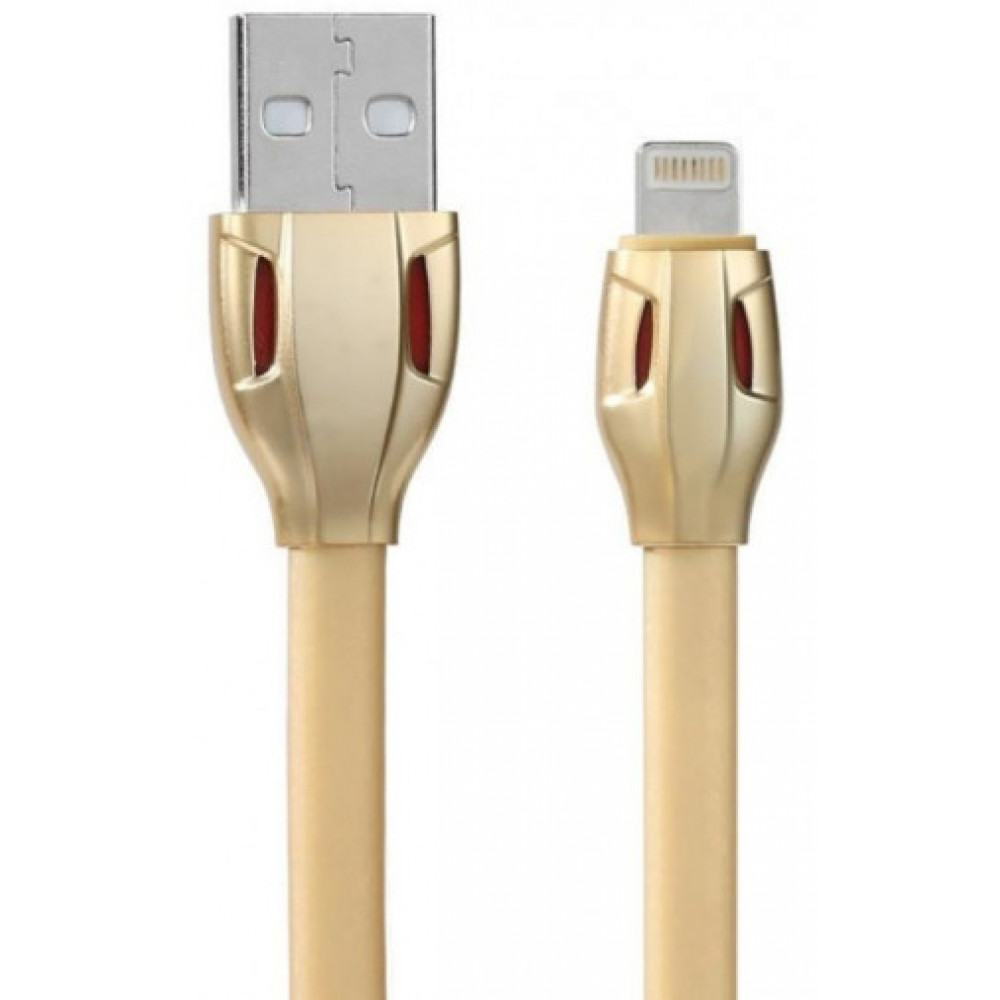 Кабель USB - Lightning Remax Laser Data Cable RC-035i, золотой