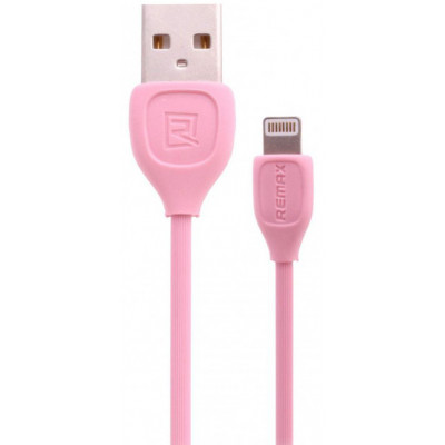 Кабель USB - Lightning Remax Lesu RC-050i, розовый