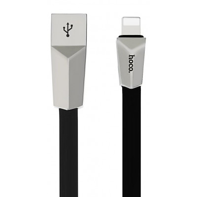 Кабель USB - Lightning hoco. X4 ZINC 1.2M, черный