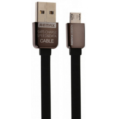 Кабель USB - Micro USB Remax KingKong Safe-Charge (с запахом) 1М, черный