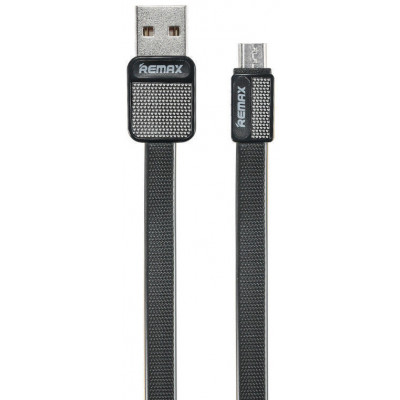 Кабель USB - Micro USB Remax Platinum Metal RC-044m 1M, черный
