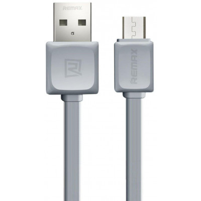 Кабель USB - Micro USB Remax Fast Data RC-008m 1М, серый