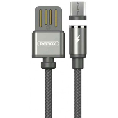 Кабель USB - Micro USB магнитный Remax Gravity Series RC-095m, зеленый