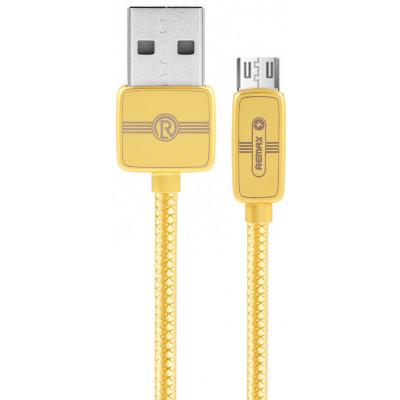 Кабель USB - Micro USB Remax RC-098m, золотой