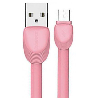 Кабель USB - Micro USB Remax Shell RC-040m 1M, розовый