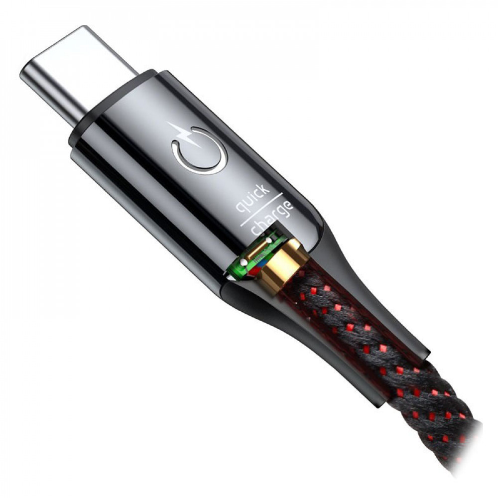 Кабель USB - TYPE-C Baseus C-Shaped Light Intelligent power-off 1M
