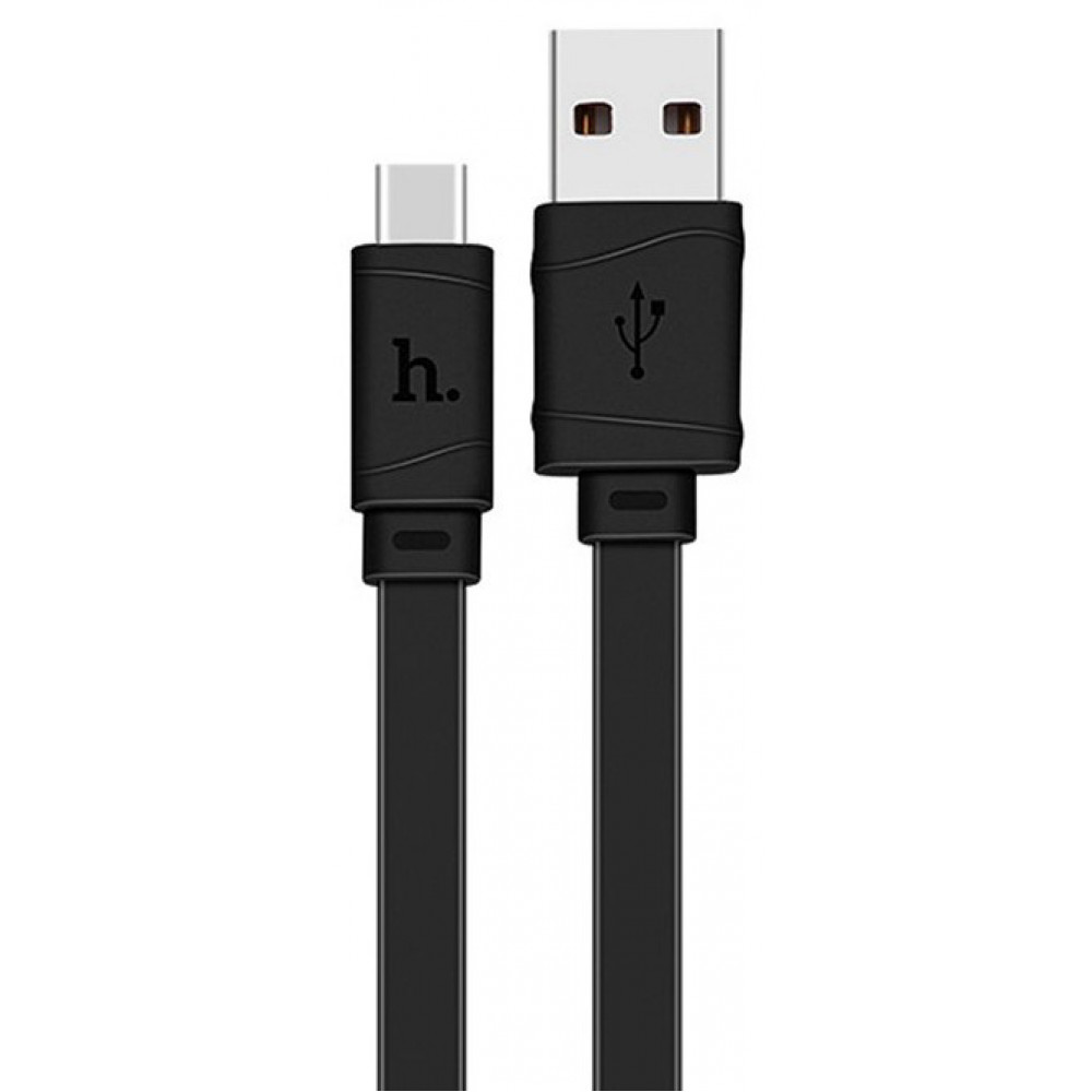 Кабель USB - TYPE-C hoco. X5 Bamboo 1M, черный