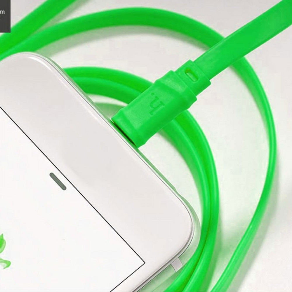 Кабель USB - TYPE - C hoco. X5 Bamboo 1M, зеленый