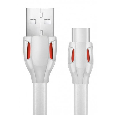 Кабель USB - TYPE-C Remax Laser Data Cable RC-035a, белый
