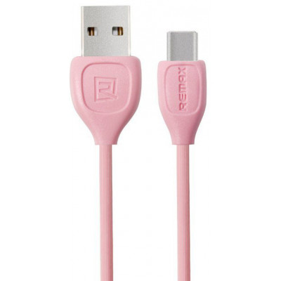 Кабель USB - TYPE-C Remax LESU RC-050a, розовый