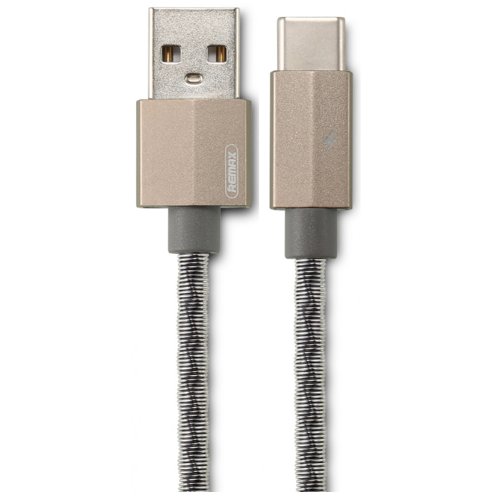 Кабель USB - TYPE-C Remax Gefon Series RC-110a, серый