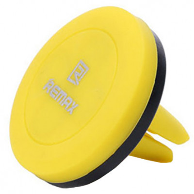 Автомобильный магнитный держатель Remax RM-C10 желтый