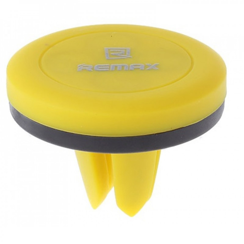 Автомобильный магнитный держатель Remax RM-C10 желтый