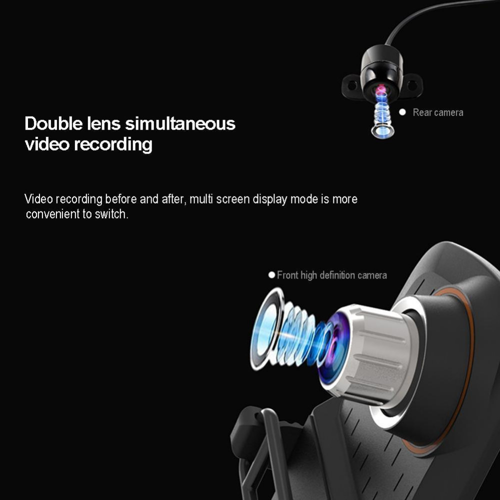 Видеорегистратор-зеркало Remax CX-03 (2-камеры) FULL HD