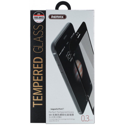 Защитное стекло 2.5D REMAX Perfect Tempered Glass для iPhone 7/ 8 черное