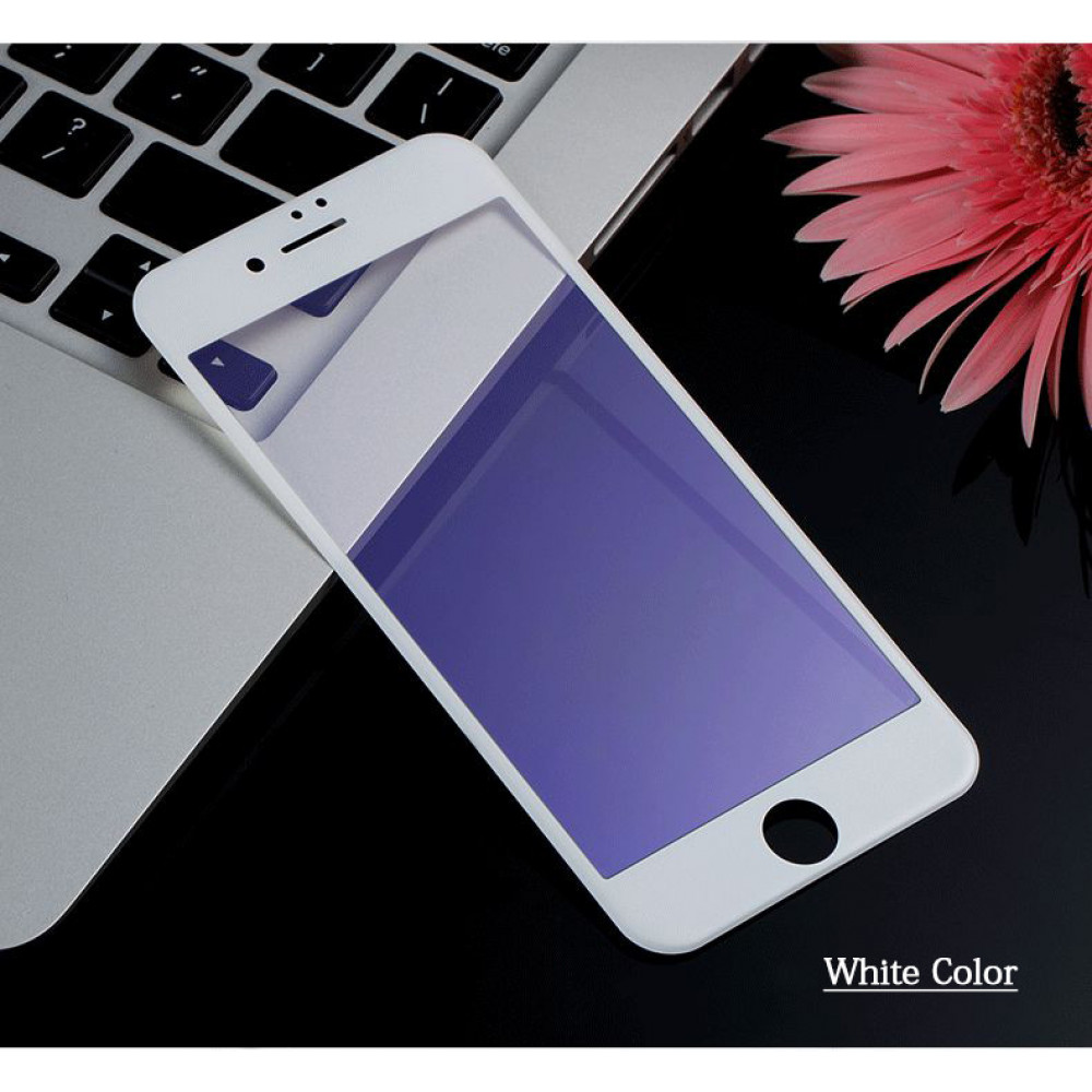 Защитное стекло 3D Remax Anti-Blue Ray для iPhone 7/ 8 белое