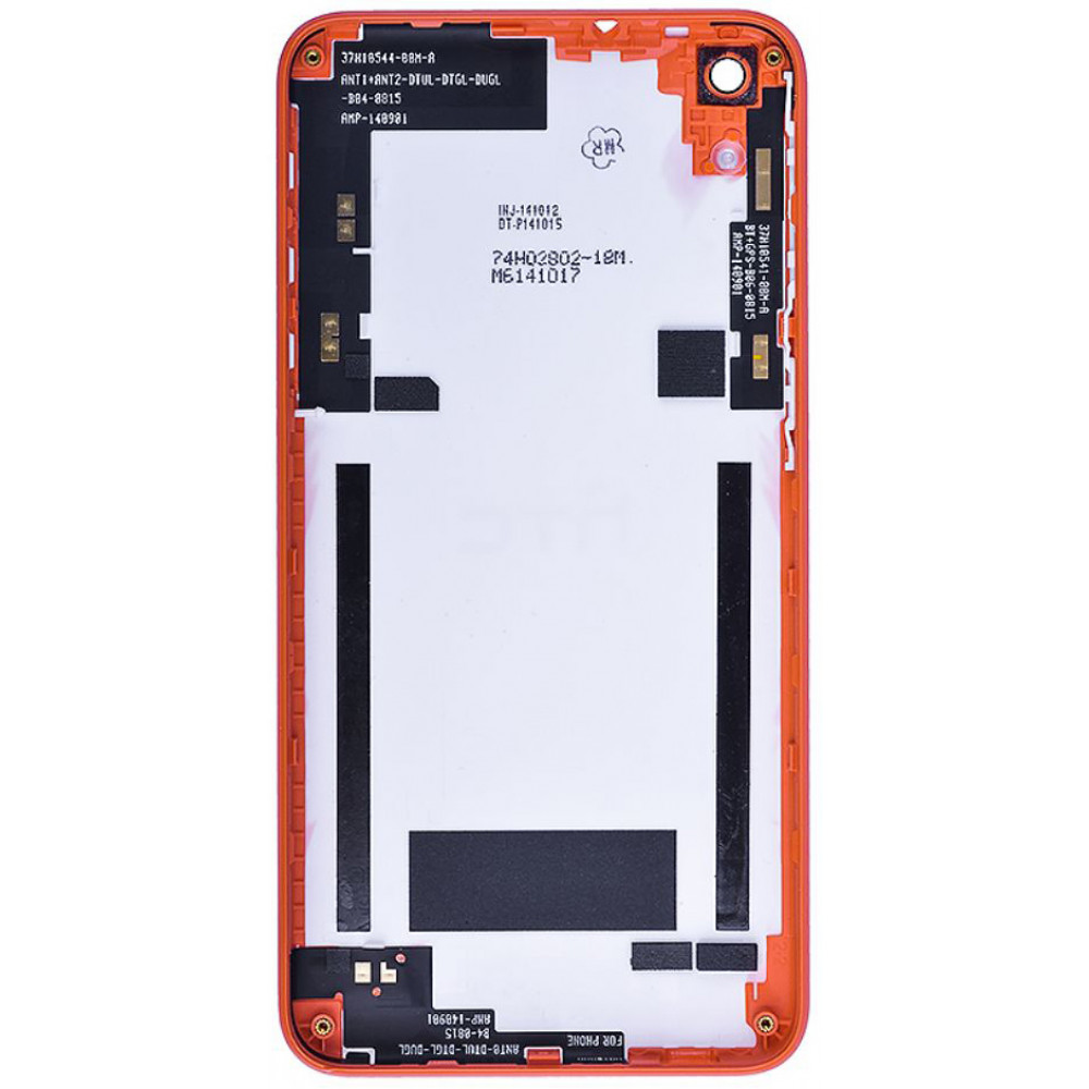Задняя крышка для HTC Desire 820, бело-оранжевая