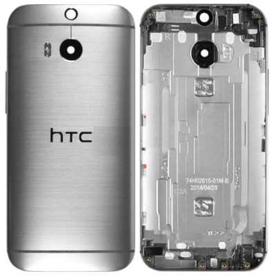Задняя крышка для HTC One M8, серая