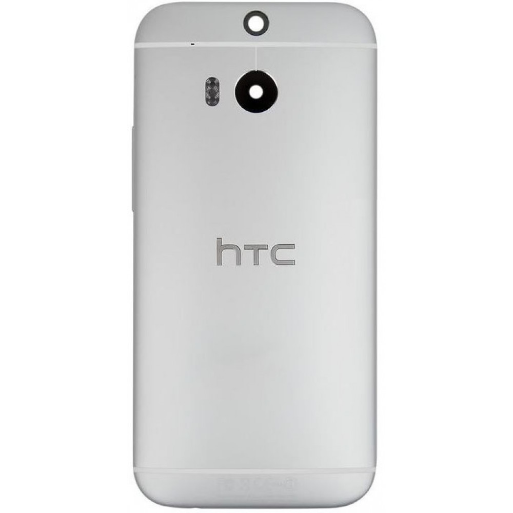 Задняя крышка для HTC One M8, серебро