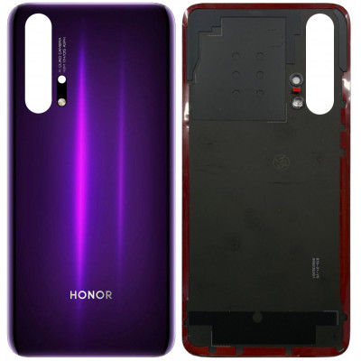 Задняя крышка для Huawei Honor 20 Pro, мерцающий черно-фиолетовый