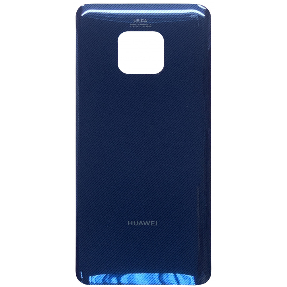 Задняя крышка для Huawei Mate 20 Pro, синяя с тиснением (Midnight Blue)