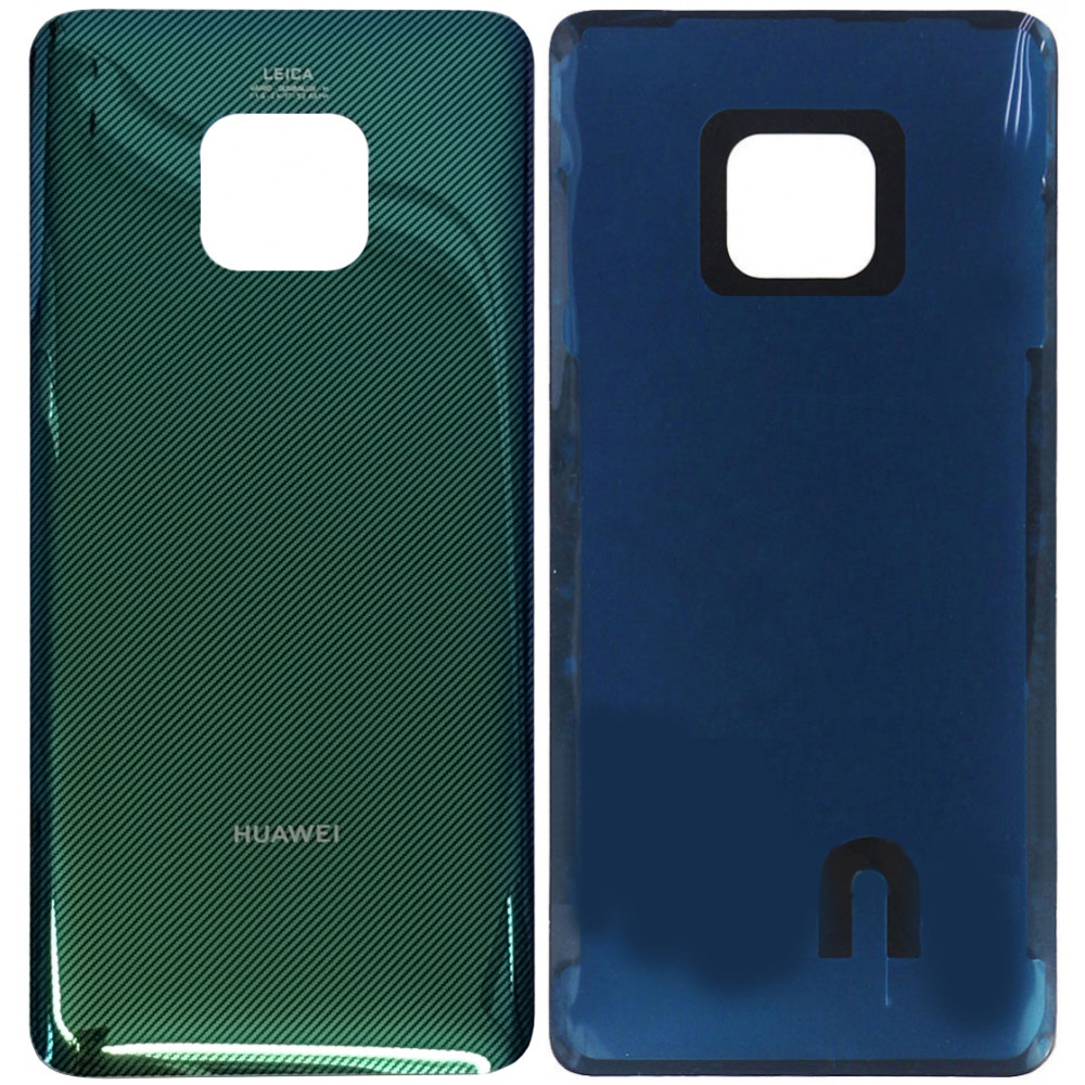 Задняя крышка для Huawei Mate 20 Pro, зеленая с тиснением (Emerald Green)