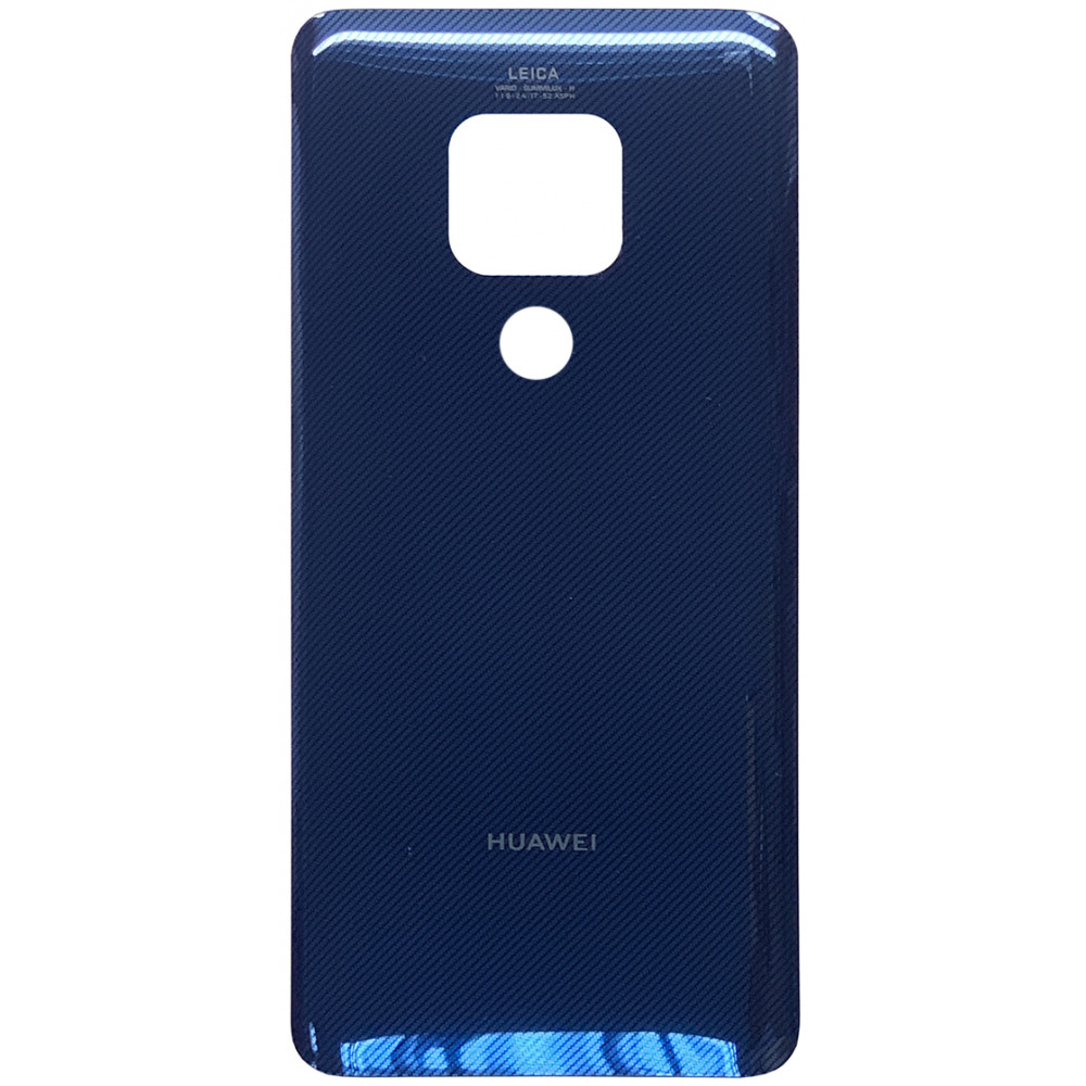 Задняя крышка для Huawei Mate 20, синяя с тиснением (Midnight Blue)