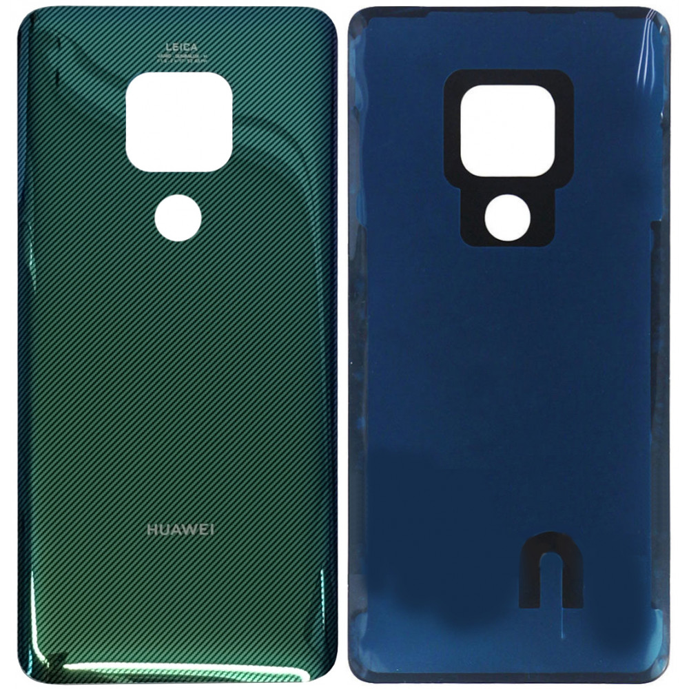 Задняя крышка для Huawei Mate 20, зеленая с тиснением (Emerald Green)