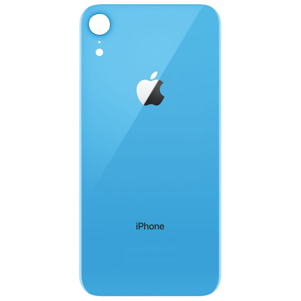 Задняя крышка для iPhone XR, голубая
