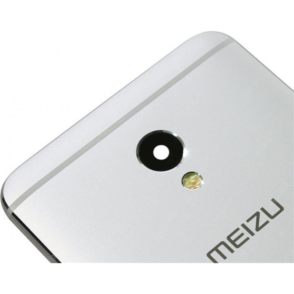 Задняя крышка для Meizu M3E серебряная