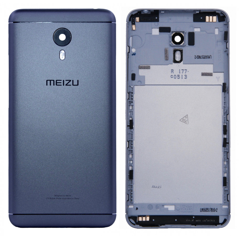 Задняя крышка для Meizu M3 Note (M681h) серая