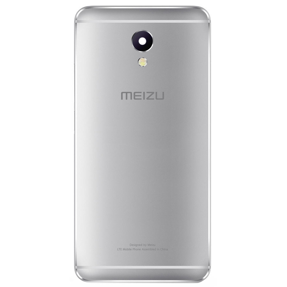 Задняя крышка для Meizu M5 Note серебряная