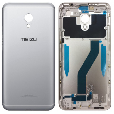 Задняя крышка для Meizu MX6 серебряная