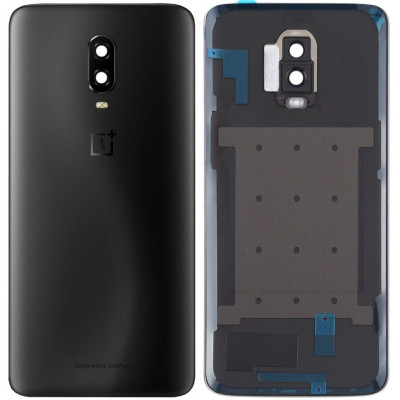 Задняя крышка для OnePlus 6T, черная матовая (Matte Black)