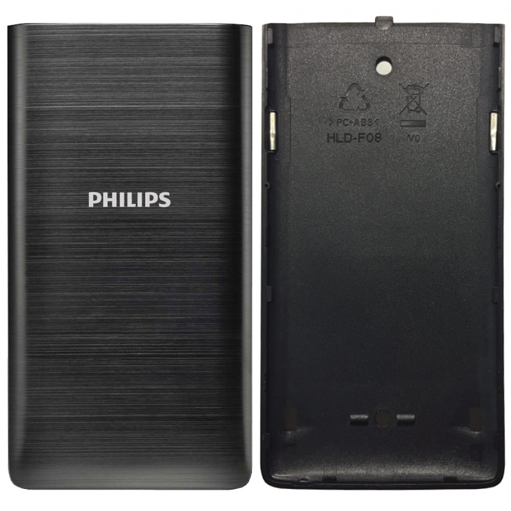 Задняя крышка для Philips Xenium E570 серая