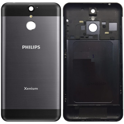 Задняя крышка для Philips Xenium X588 черная