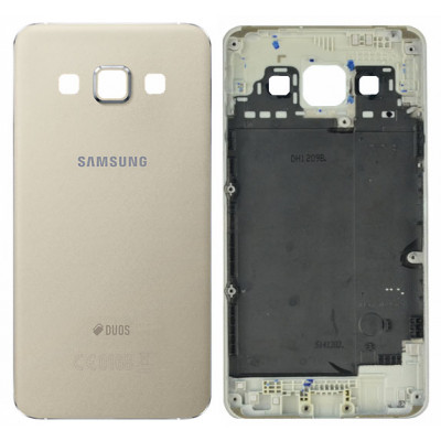 Задняя крышка для Samsung Galaxy A3 (A300F 2015) золотая