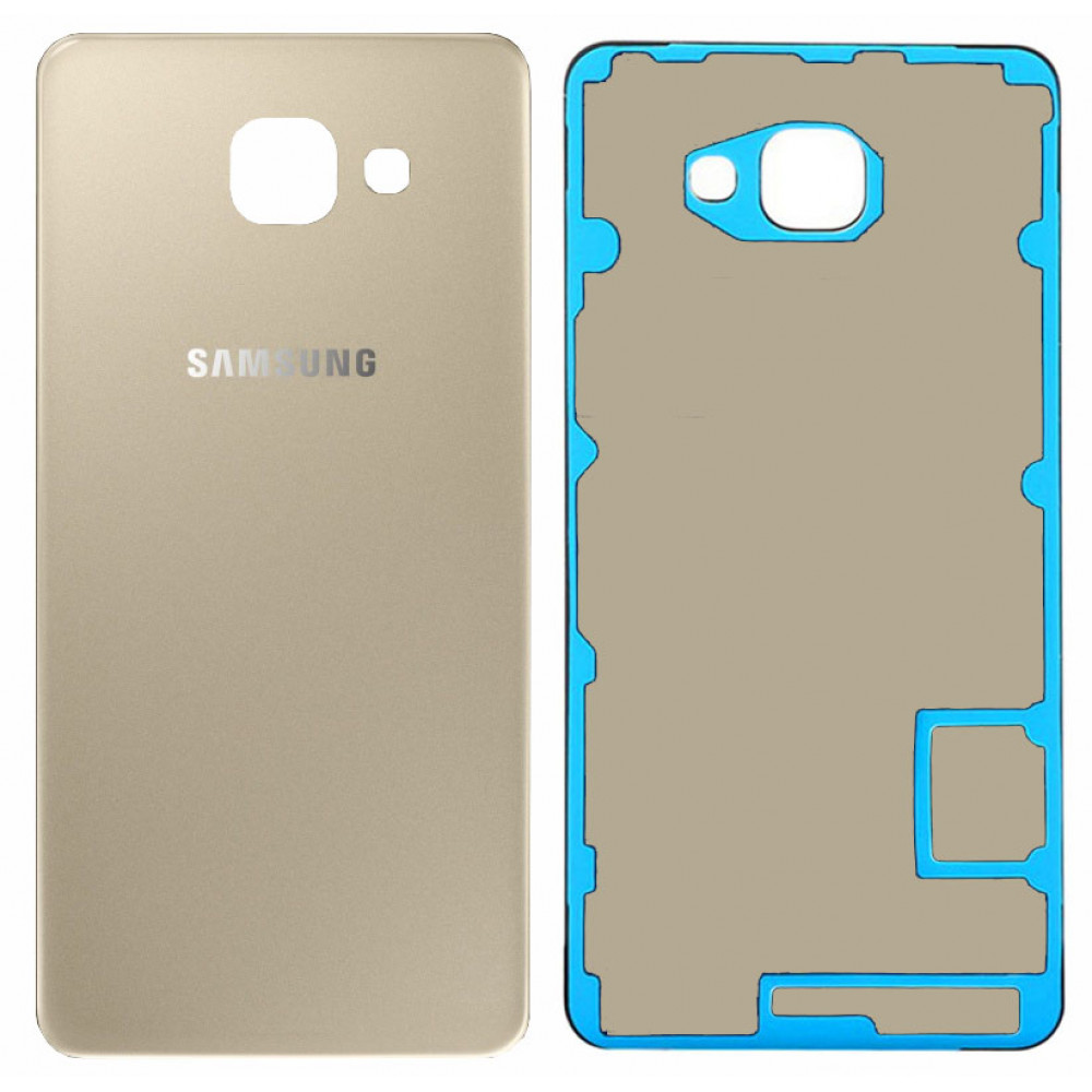 Задняя крышка для Samsung Galaxy A7 (A710 2016) золотая
