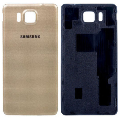 Задняя крышка для Samsung Galaxy Alpha (G850) золотая