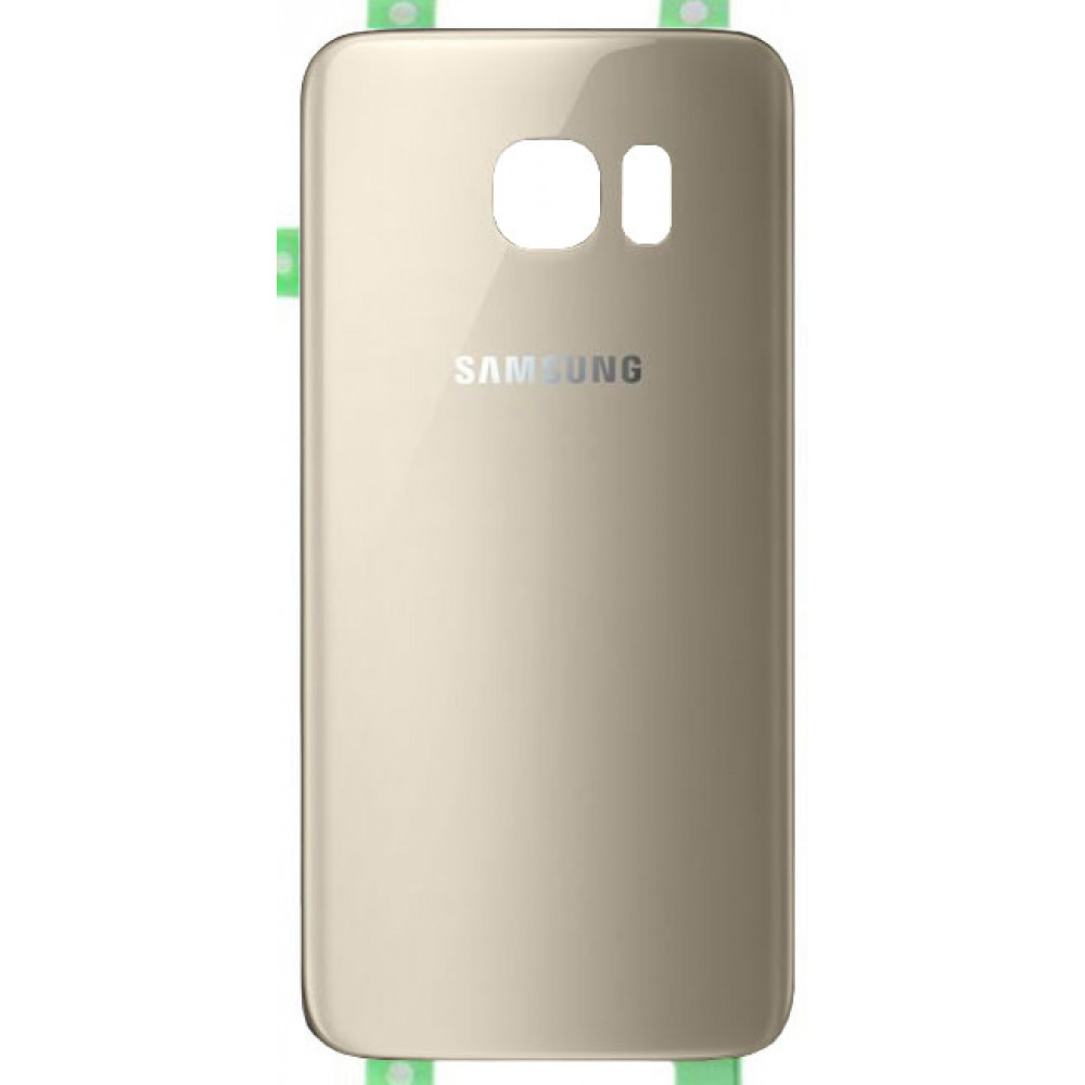 Задняя крышка для Samsung Galaxy S7 Edge  золотая