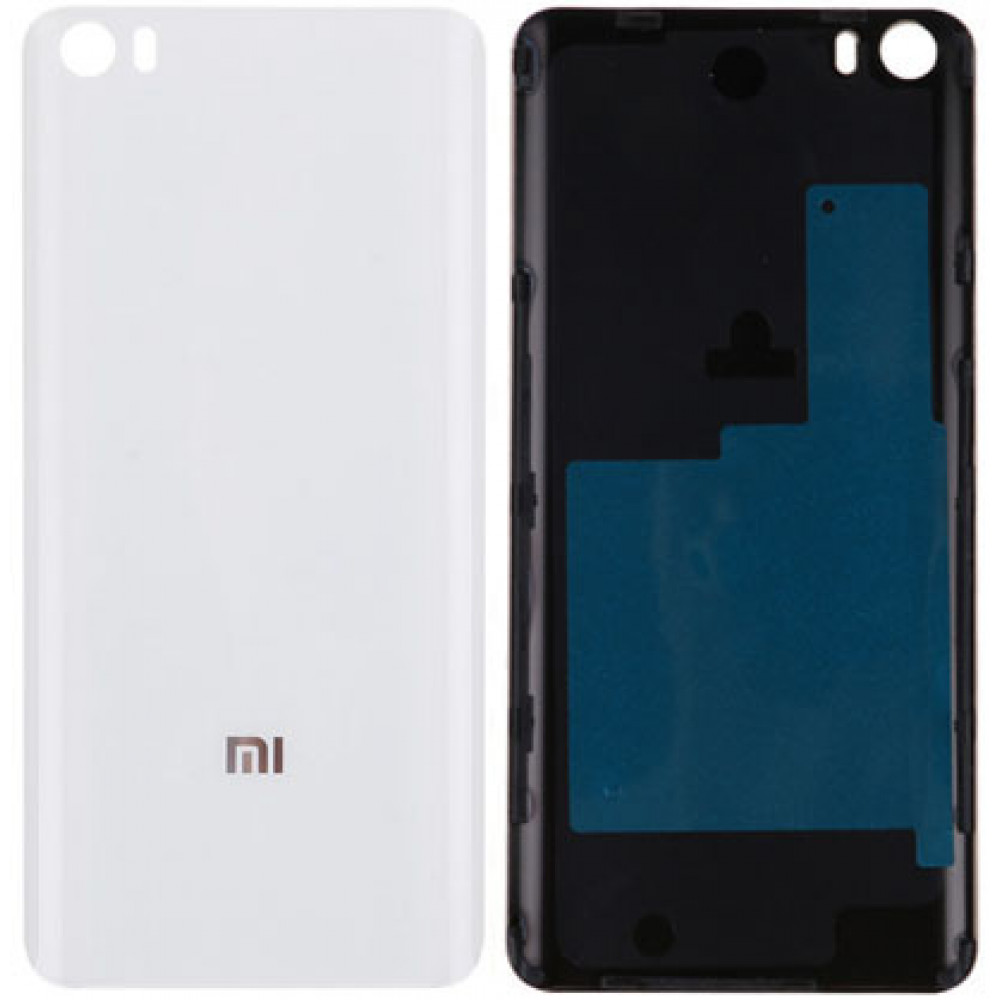 Задняя крышка для Xiaomi Mi5 (стекло) White