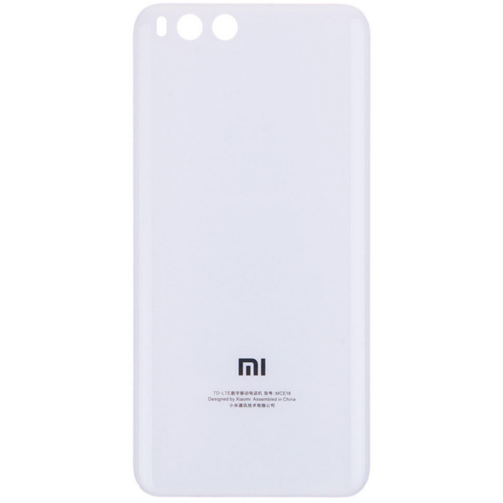 Задняя крышка для Xiaomi Mi6 (стекло) White