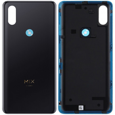 Задняя крышка для Xiaomi Mi Mix 3, черная (Black)
