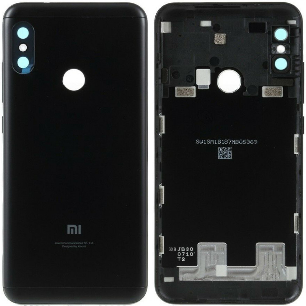Задняя крышка для Xiaomi Redmi 6 Pro / Mi A2 Lite, черная
