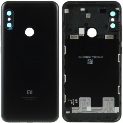 Задняя крышка для Xiaomi Redmi 6 Pro / Mi A2 Lite, черная