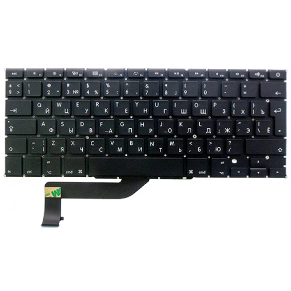 Клавиатура (US / Русская) для MacBook Pro 15 Retina (A1398 2012-2015)