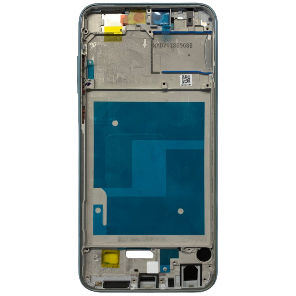 Средняя часть корпуса (рамка) для Huawei Honor 9i (2018), голубая